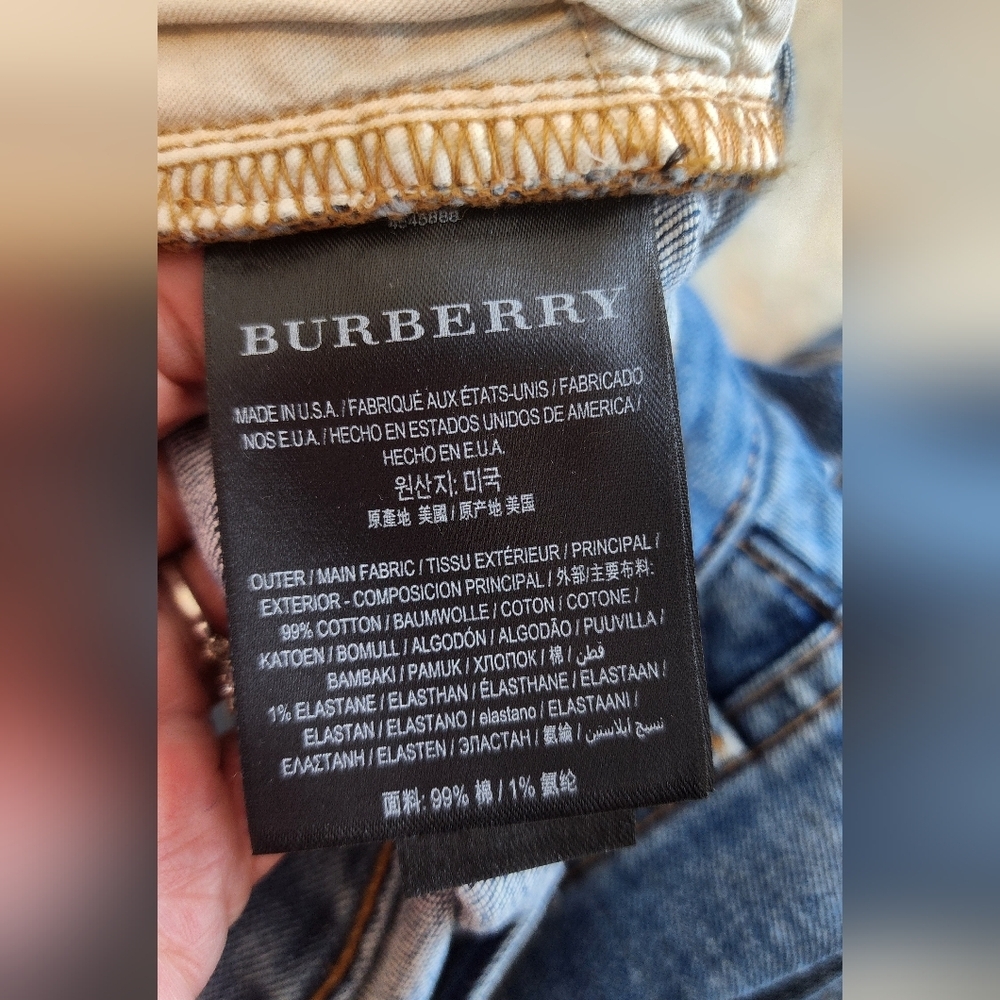 BURBERRY ORIGINAL SKINNY JEANS SIZE 27R - Picture 5 of 12